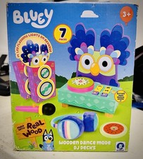 BLUEY Wooden Toy Kids DJ Decks
