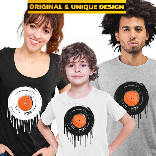Shirt vinyl minimal drum - vinyl,